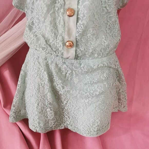 D.I.A. Gyaru Dress Small Mint Prom Party Casual Lace Pastel Kawaii Gyaru Style - Picture 10 of 10